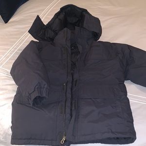 Kids Marmot black ski jacket size large excellent condition!